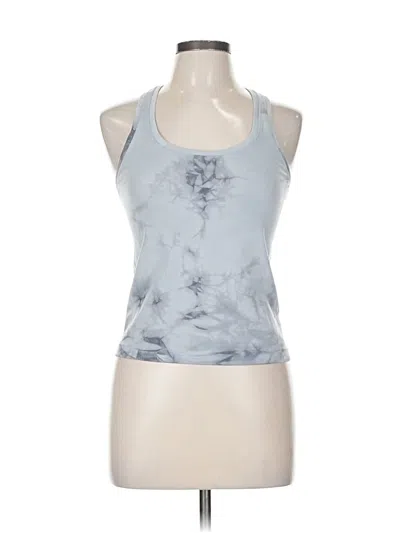 Pre-owned Lululemon Athletica Active Tank Top In Silver