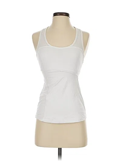 Pre-owned Lululemon Athletica Active Tank Top In Silver