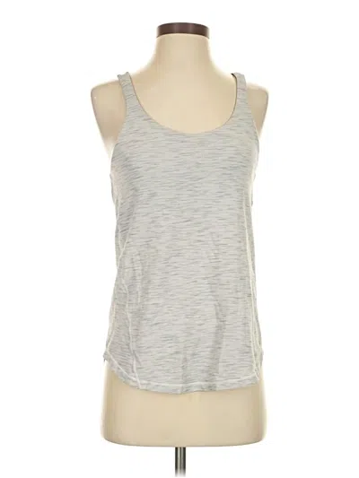 Pre-owned Lululemon Athletica Active Tank Top In Silver