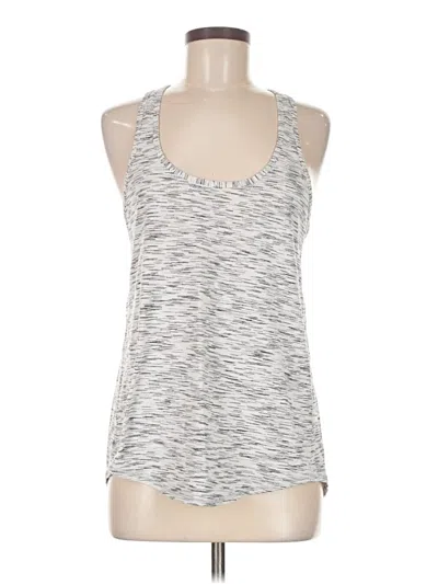 Pre-owned Lululemon Athletica Active Tank Top In Silver