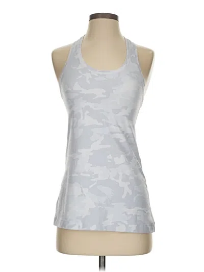 Pre-owned Lululemon Athletica Active Tank Top In Silver