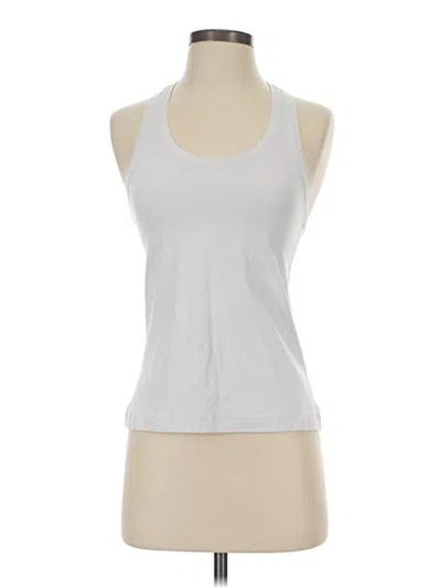 Pre-owned Lululemon Athletica Active Tank Top In Silver