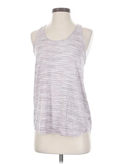 Pre-owned Lululemon Athletica Active Tank Top In Silver