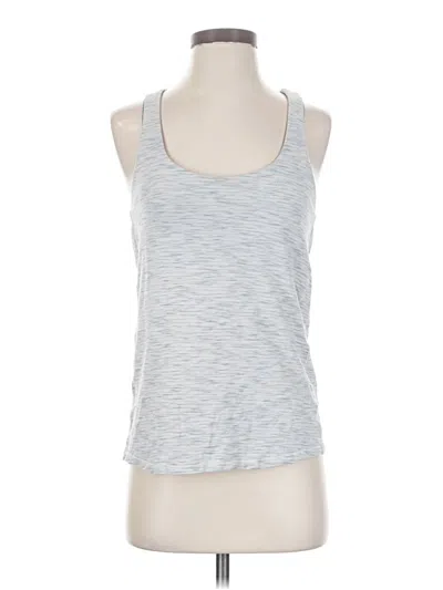 Pre-owned Lululemon Athletica Active Tank Top In Silver