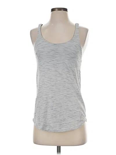 Pre-owned Lululemon Athletica Active Tank Top In Silver