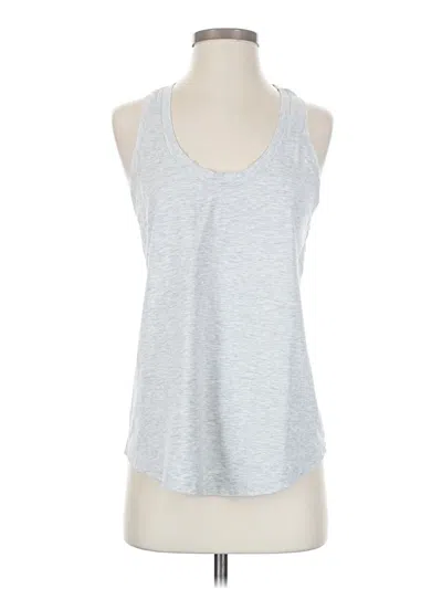 Pre-owned Lululemon Athletica Active Tank Top In Silver