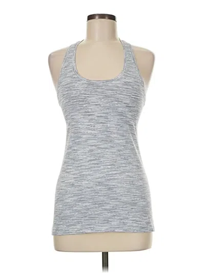 Pre-owned Lululemon Athletica Active Tank Top In Silver