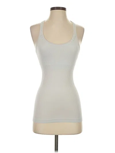 Pre-owned Lululemon Athletica Active Tank Top In Silver