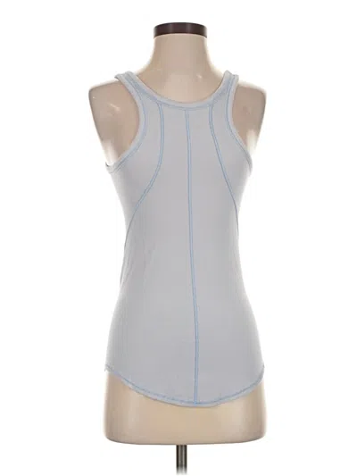 Pre-owned Lululemon Athletica Active Tank Top In Silver
