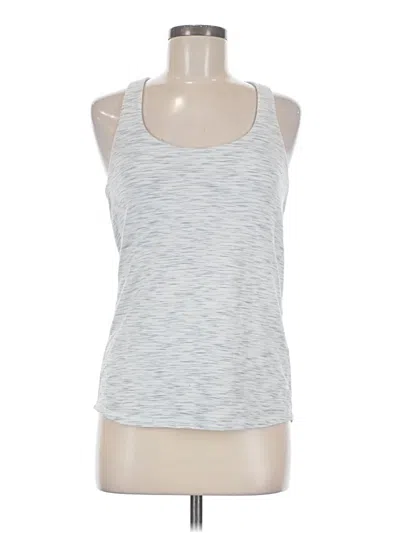Pre-owned Lululemon Athletica Active Tank Top In Silver