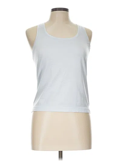 Pre-owned Lululemon Athletica Active Tank Top In Silver