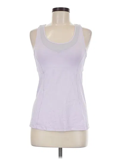Pre-owned Lululemon Athletica Active Tank Top In Silver