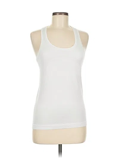 Pre-owned Lululemon Athletica Active Tank Top In White