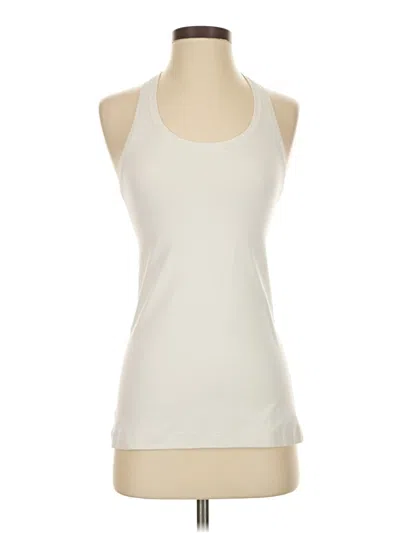 Pre-owned Lululemon Athletica Active Tank Top In White