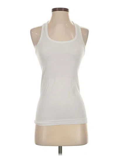 Pre-owned Lululemon Athletica Active Tank Top In White