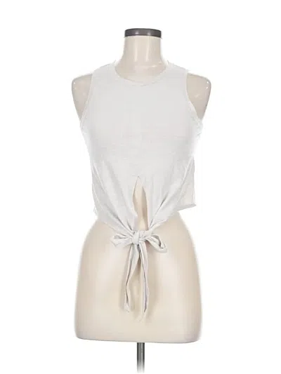 Pre-owned Lululemon Athletica Active Tank Top In White