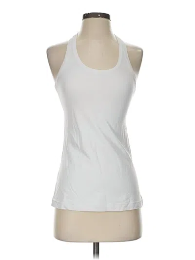 Pre-owned Lululemon Athletica Active Tank Top In White