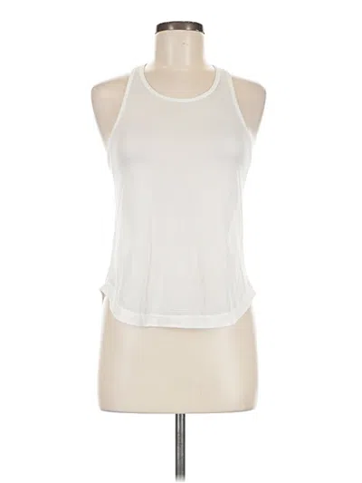 Pre-owned Lululemon Athletica Active Tank Top In White