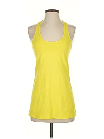 Pre-owned Lululemon Athletica Active Tank Top In Yellow