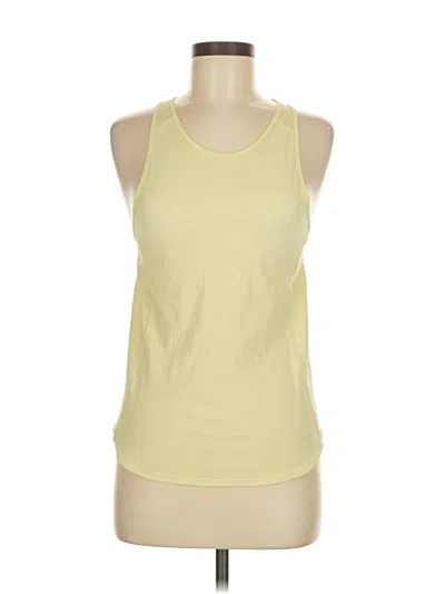 Pre-owned Lululemon Athletica Active Tank Top In Yellow