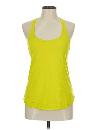 Pre-owned Lululemon Athletica Active Tank Top In Yellow