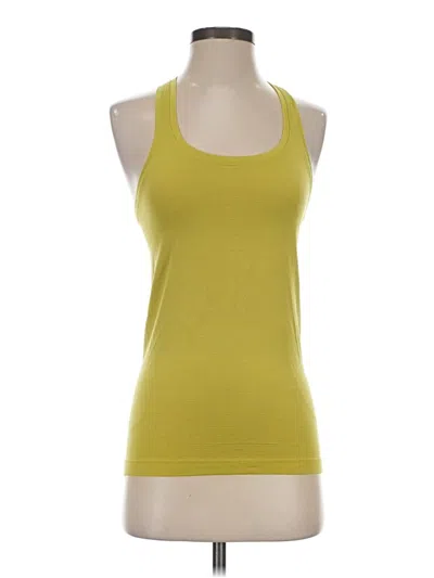 Pre-owned Lululemon Athletica Active Tank Top In Yellow