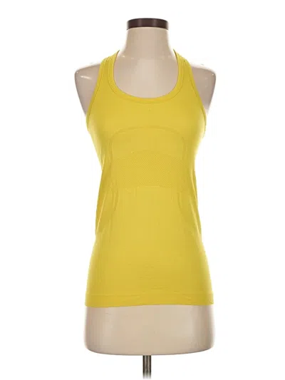 Pre-owned Lululemon Athletica Active Tank Top In Yellow