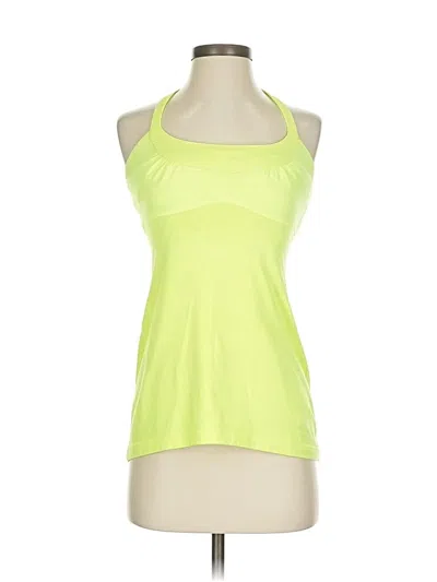 Pre-owned Lululemon Athletica Active Tank Top In Yellow