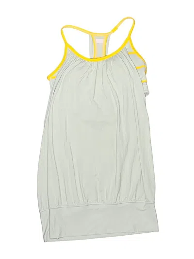 Pre-owned Lululemon Athletica Active Tank Top In Yellow