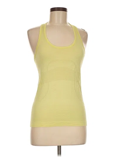 Pre-owned Lululemon Athletica Active Tank Top In Yellow