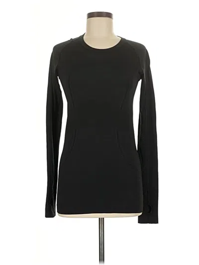 Pre-owned Lululemon Athletica Active T-shirt In Black