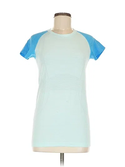 Pre-owned Lululemon Athletica Active T-shirt In Blue