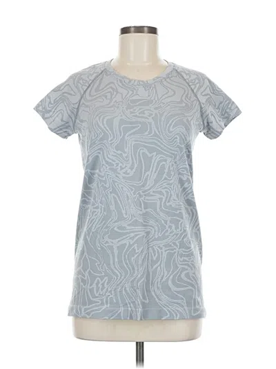 Pre-owned Lululemon Athletica Active T-shirt In Blue