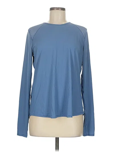 Pre-owned Lululemon Athletica Active T-shirt In Blue