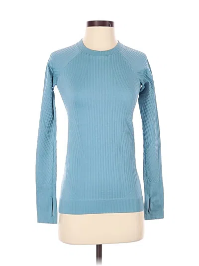 Pre-owned Lululemon Athletica Active T-shirt In Blue