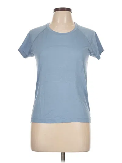 Pre-owned Lululemon Athletica Active T-shirt In Blue