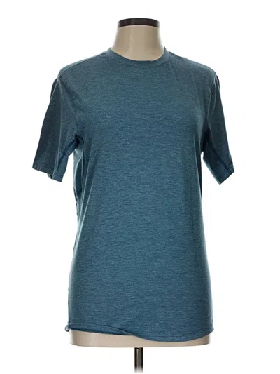 Pre-owned Lululemon Athletica Active T-shirt In Blue