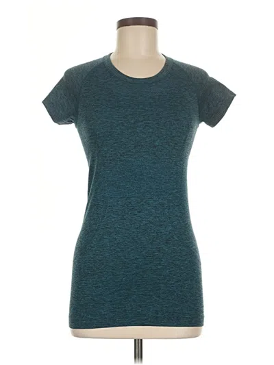 Pre-owned Lululemon Athletica Active T-shirt In Blue