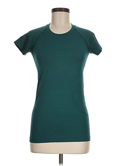 Pre-owned Lululemon Athletica Active T-shirt In Blue