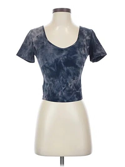 Pre-owned Lululemon Athletica Active T-shirt In Blue