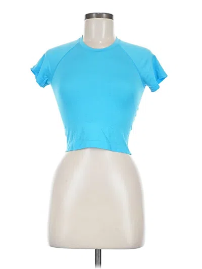 Pre-owned Lululemon Athletica Active T-shirt In Blue