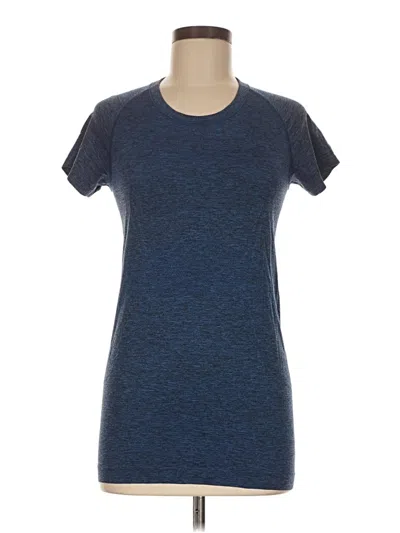 Pre-owned Lululemon Athletica Active T-shirt In Blue