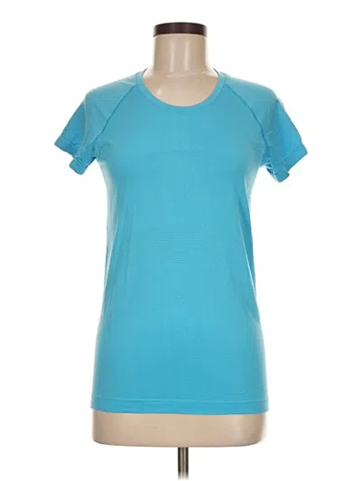 Pre-owned Lululemon Athletica Active T-shirt In Blue