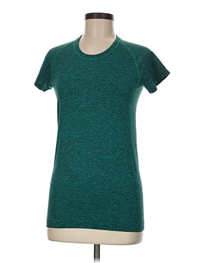 Pre-owned Lululemon Athletica Active T-shirt In Blue