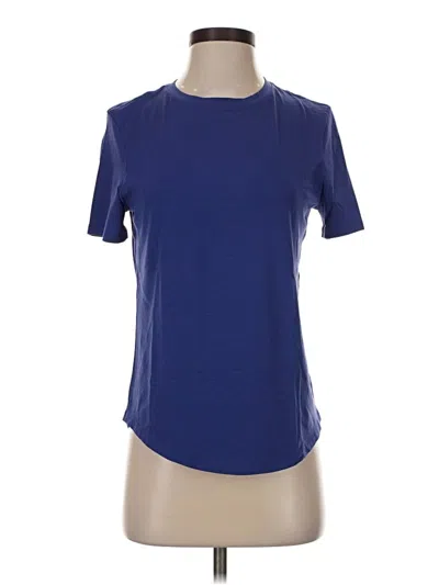 Pre-owned Lululemon Athletica Active T-shirt In Blue