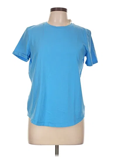 Pre-owned Lululemon Athletica Active T-shirt In Blue
