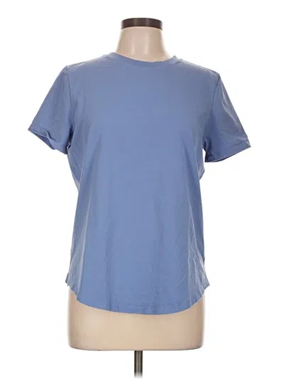 Pre-owned Lululemon Athletica Active T-shirt In Blue
