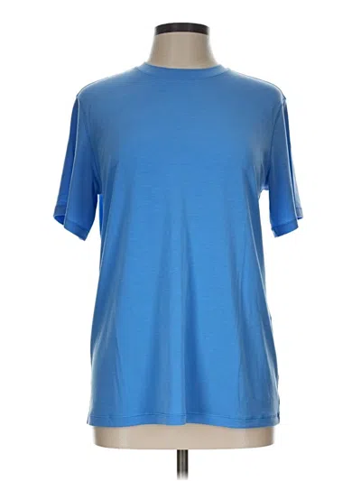 Pre-owned Lululemon Athletica Active T-shirt In Blue