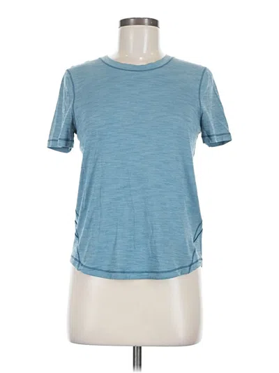 Pre-owned Lululemon Athletica Active T-shirt In Blue