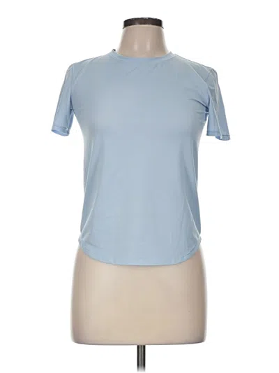 Pre-owned Lululemon Athletica Active T-shirt In Blue